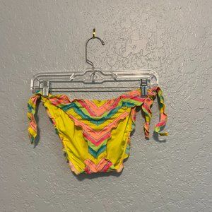 🌈 VS Chevron Ruffle Bottom Multicolor 🌈